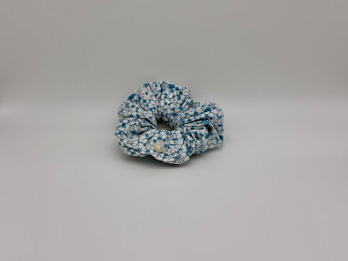 Blue-Poppy Scrunchie