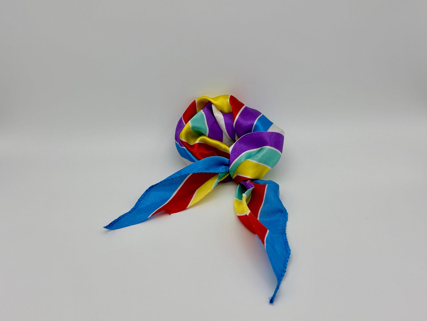 Rainbow-Love Scrunchie