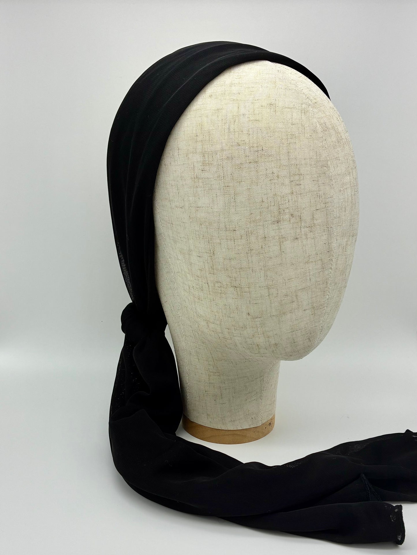 Black Chiffon Headband