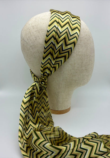 Groovy Green Waves Headband