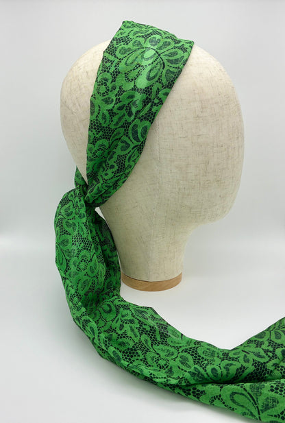 Lacy Green Headband