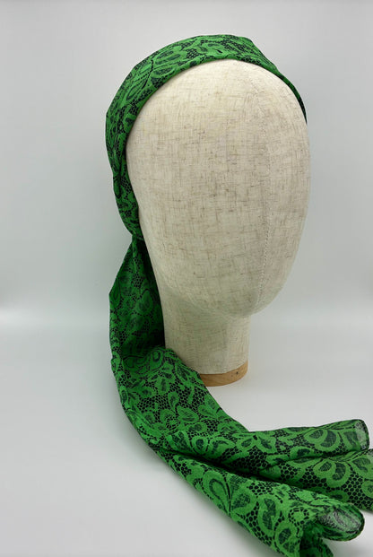 Lacy Green Headband