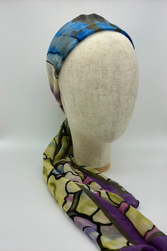 Stained-glass Blossoms Headband